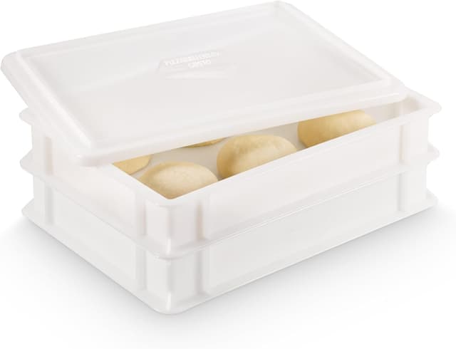 2x Pizzaballenbox Gusto + 1 Deckel, 40x30x7 cm