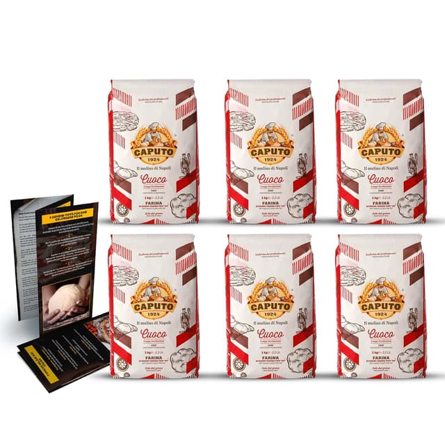 6x1kg Caputo Cuoco + Original Pizzarezept und Tipps
