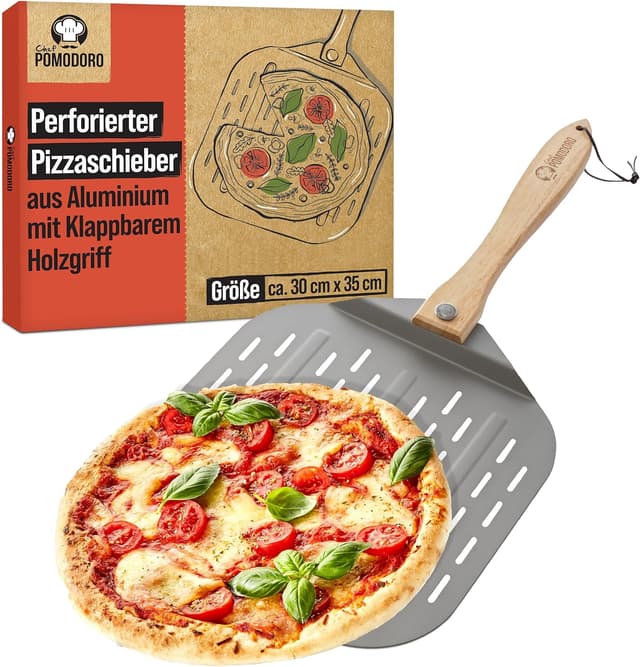 Chef Pomodoro - Pizzaschieber - 30,5 x 35,6 cm, perforiert